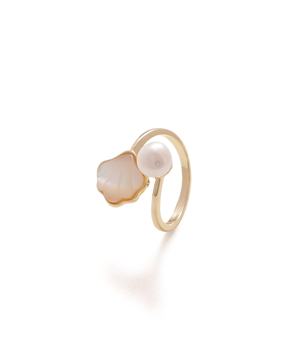 11-12mm Freshwater Pearl Shell Ring