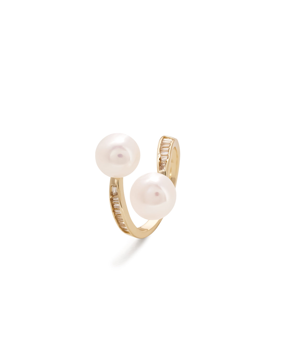8-9mm Freshwater Pearl Open-ended Ring