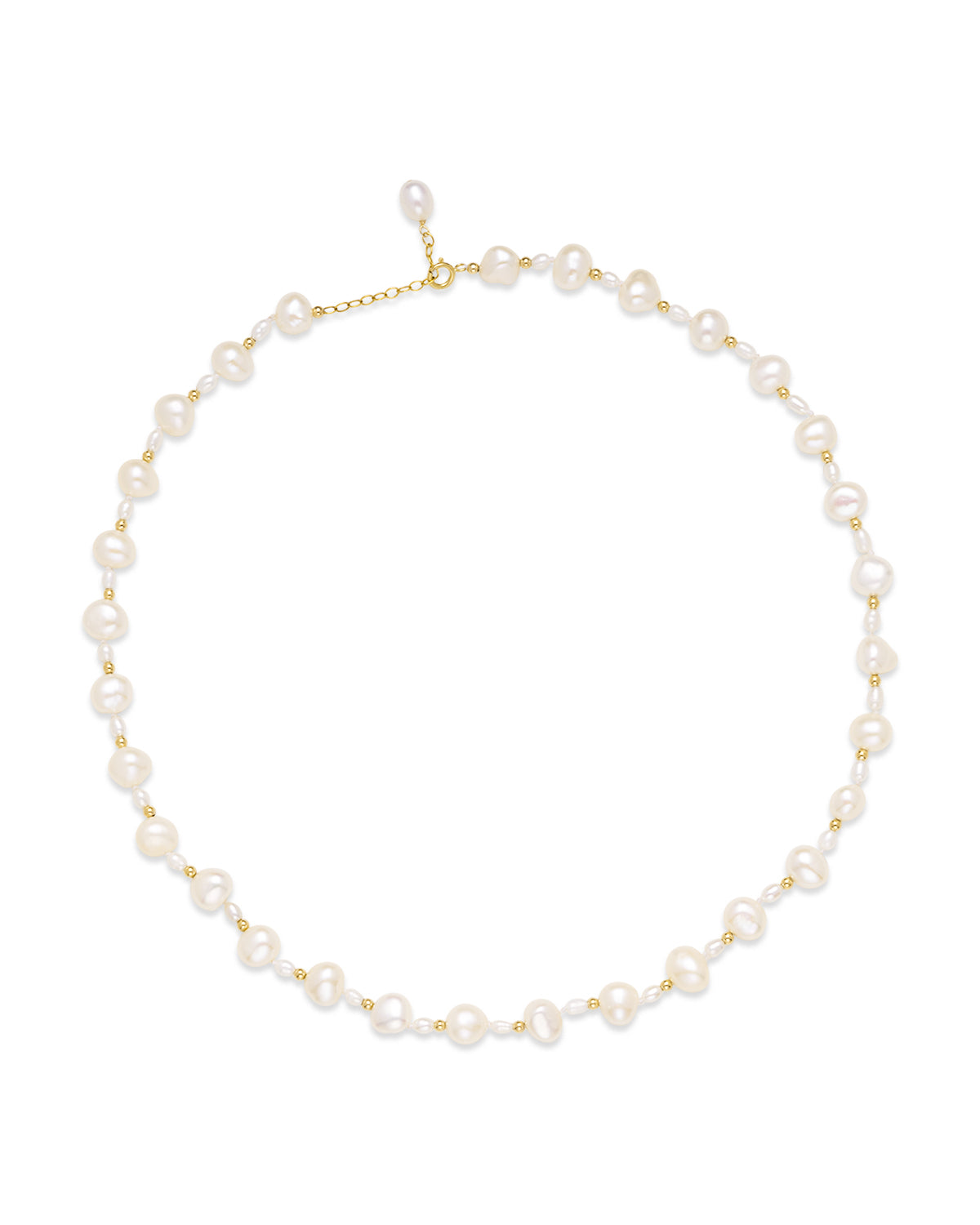 4-5mm Baroque Freshwater Pearl Gap Necklace