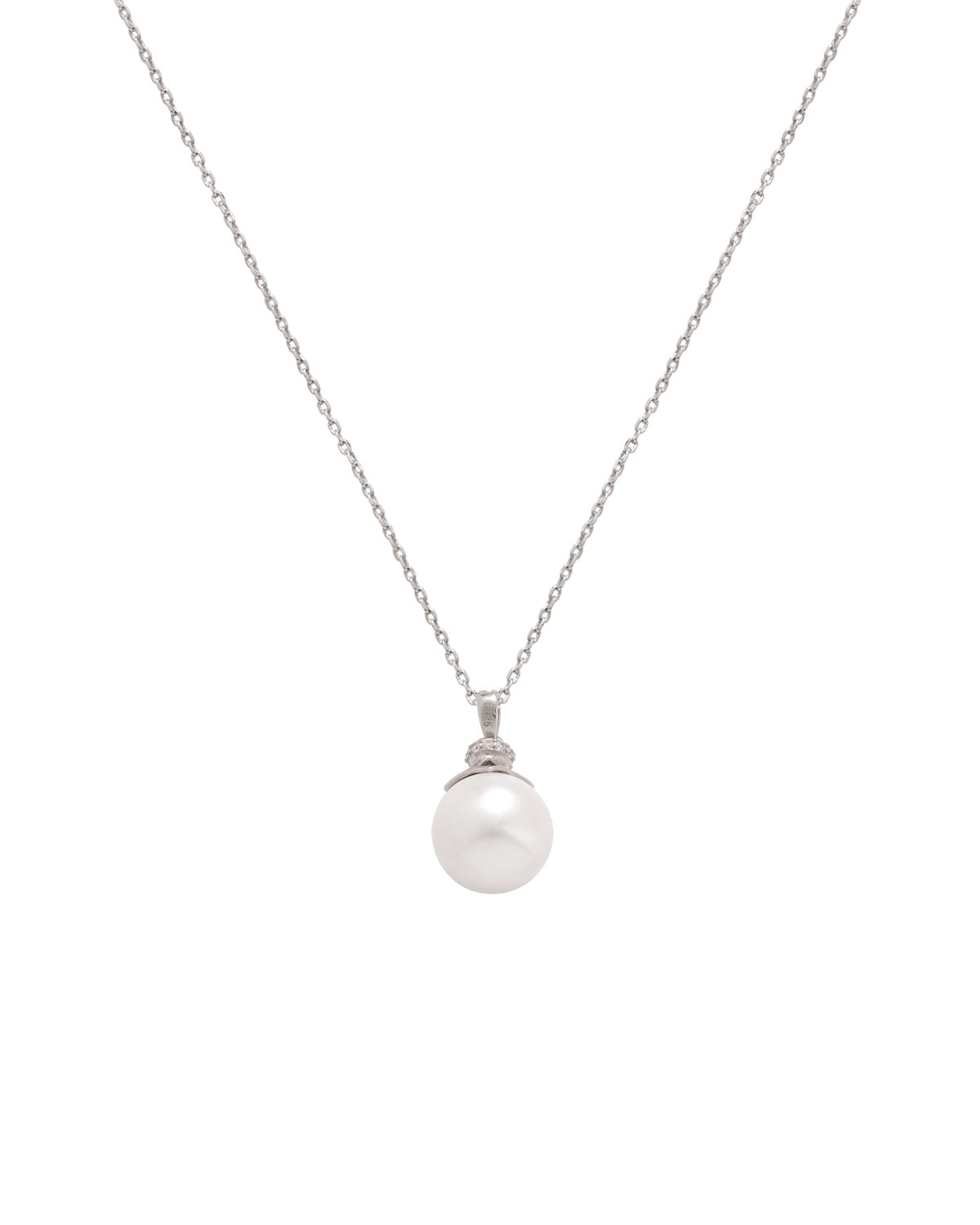 Freshwater Pearl Silver Hat Pendant