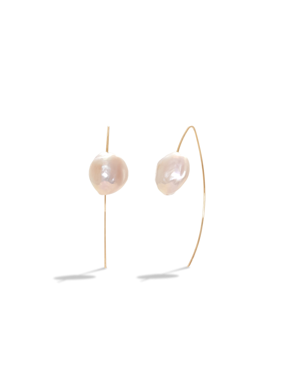 14-15mm Baroque Freshwater Pearl Earrings