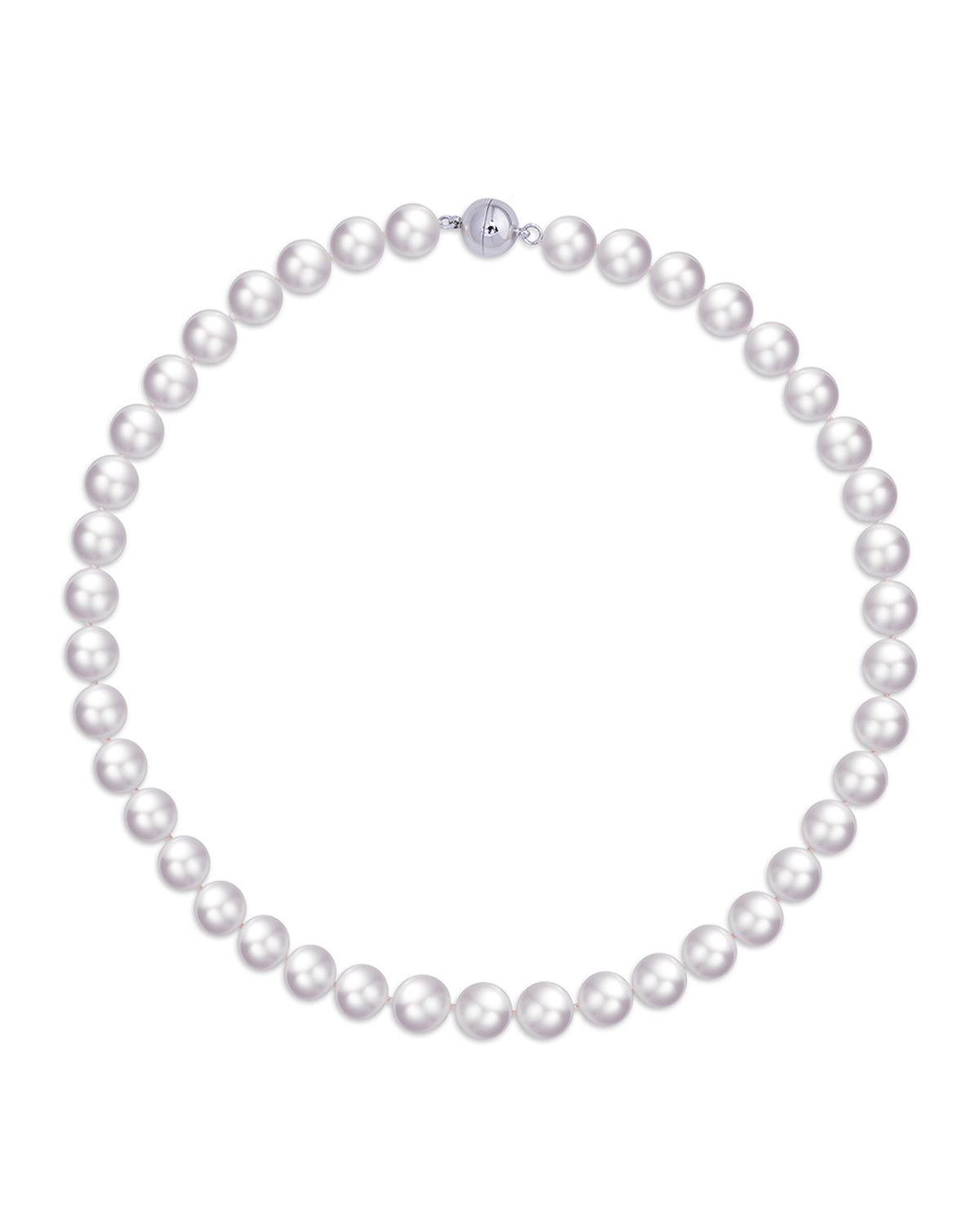 8.5-9.0mm White Freshwater Pearl Necklace - AAAA Quality