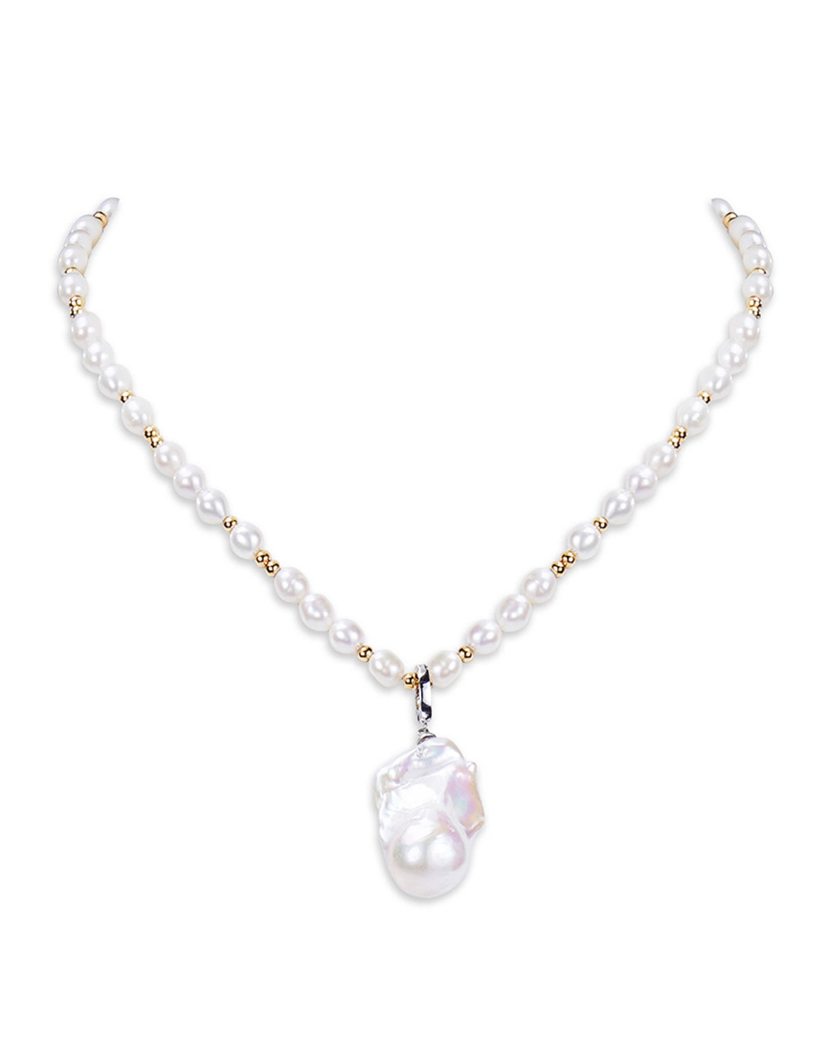 13-14mm Baroque Freshwater Pearl Radiance Pendant