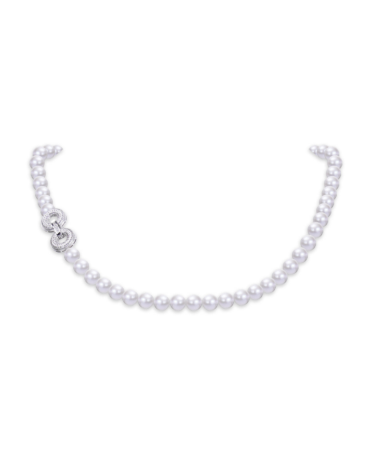 9.5mm White Freshwater Pearl Matinee Necklace